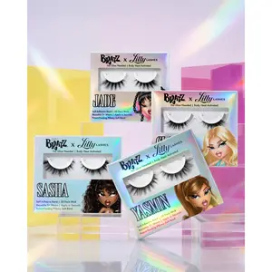 Bratz x Lilly Lashes Self-Adhesive Lashes | Limited Edition | No Glue Needed, Body Heat Activated | 3D Faux Mink
