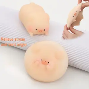 Cute Little Pig Squeeze Toy, Stress-Relieving and Venting Toy, Kawaii Pet Fidget Toy, Gift for Friends, Fun and Relaxing