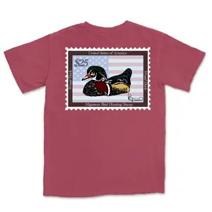 Wood Duck Stamp - Brick Wood Duck Stamp - Brick