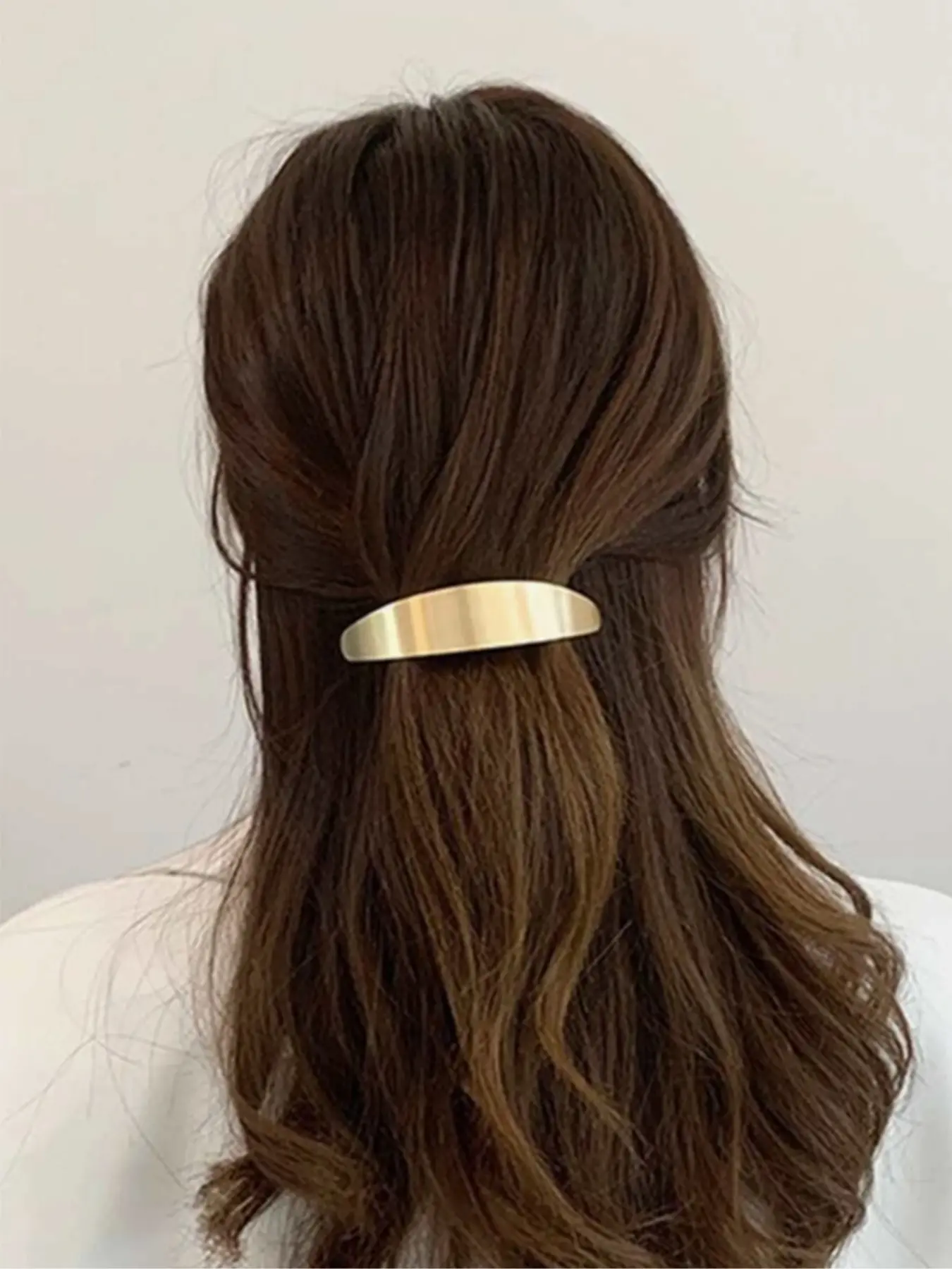 Elegant French Hair Clip, Stylish Quality Oval Shape Design, Perfect Accessory for All Occasions, Casual Style, Ideal for Daily Use, Flat Hair Clips, Barrettes, Fashion Hair Accessories, Hair Clips Metal, Hairclip