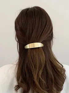 Elegant French Hair Clip, Stylish Quality Oval Shape Design, Perfect Accessory for All Occasions, Casual Style, Ideal for Daily Use, Flat Hair Clips, Barrettes