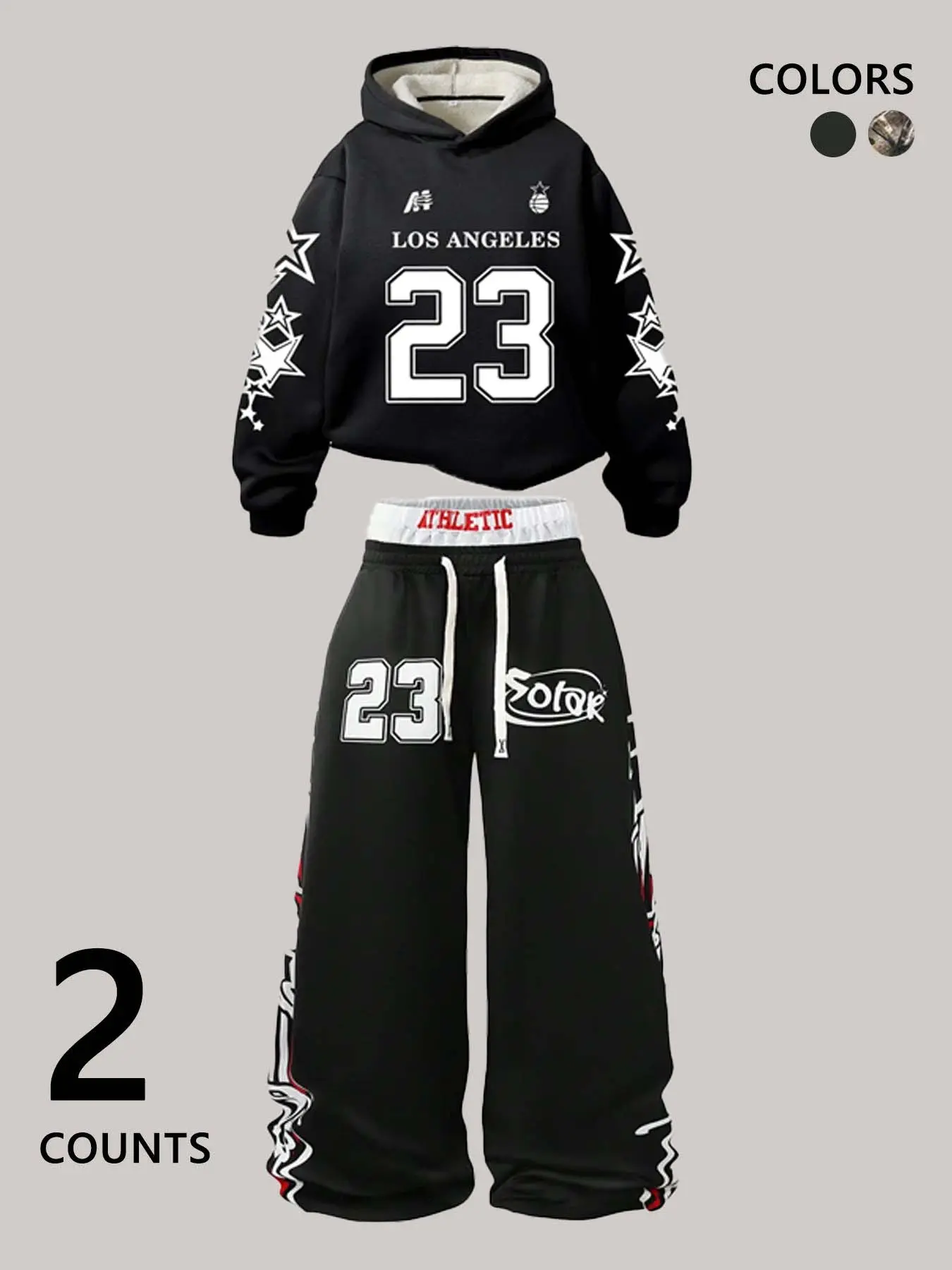 Men's Hooded Sweatshirt Drawstring Pants Set, Casual Fashion, Fall & Winter, Sports Exercise Outdoor Comfort, Unisex Norwegian Flag Print, Athletic Activewear Tracksuits, Athleisure Gym Clothes, Letter Print Sweatsuit, Tracksuit Sets