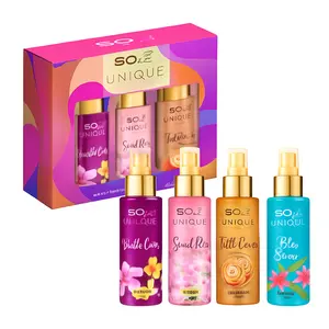 [Livestream] So…? 4PCS Unique Body Mist Set, for Women, Body Spray for Women, Vegan, Cruelty Free,Gift Set For Women, 650 to 1000 Sprays, Travel  Discovery Set for Women Long-Lasting Four-Flavor Eau de Parfum Set mini perfume