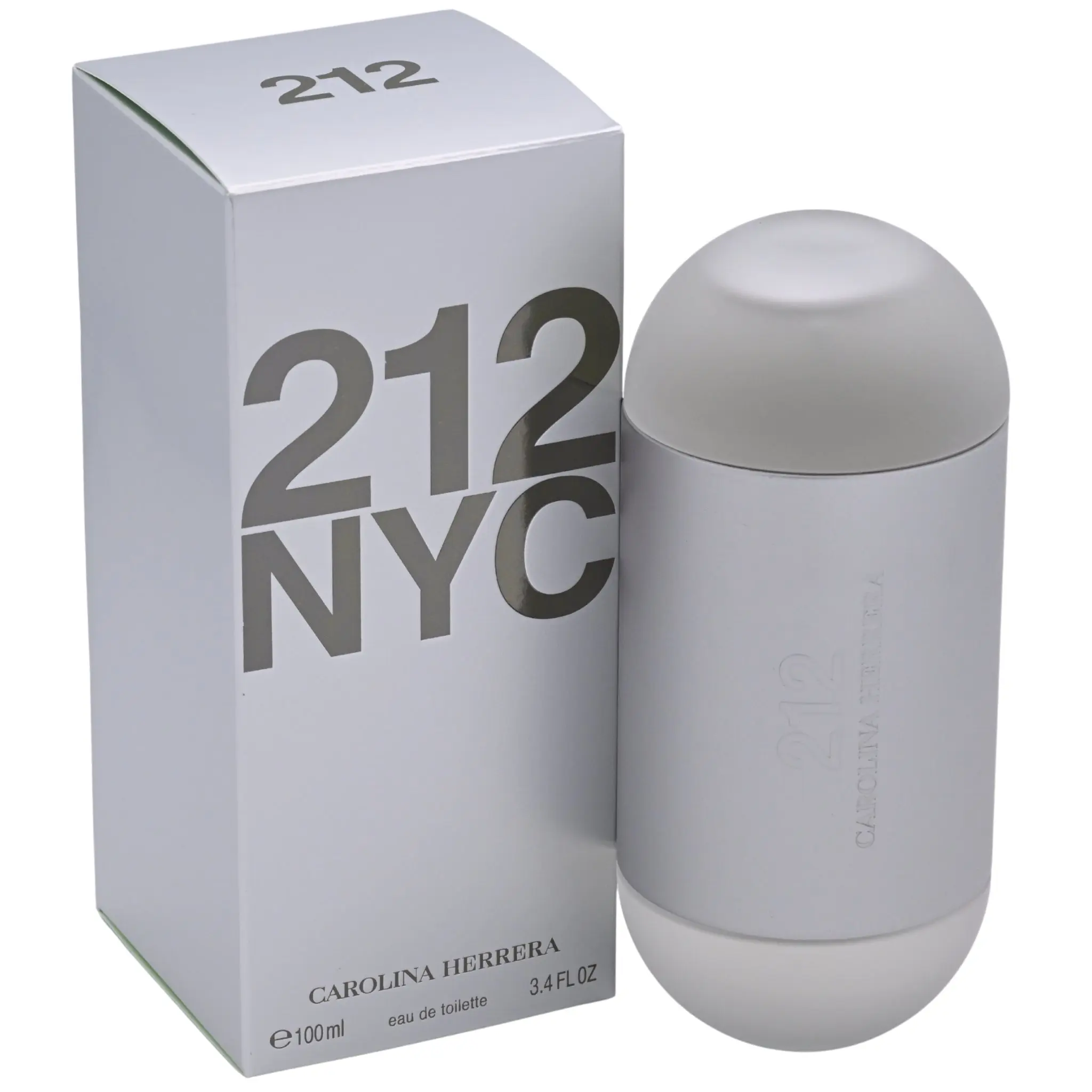 Carolina Herrera 212 NYC Women's Eau de Toilette (EDT) Perfume, 3.4 fl oz, Elegant Floral Fragrance with Citrus Notes, Sensual, Long-Lasting, Portable Perfume Bottle, High-Quality, Boxed, New in Box