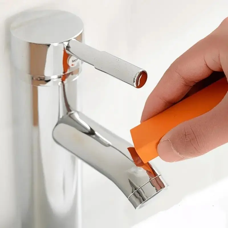 1 Piece Easy Limescale Eraser, Limescale Stain Remover, Soap Scum Remover, Bathroom Glass Rust Remover Rubber, Household Kitchen Cleaning Tool, Cleaning Tool, Cleaning Brush, Bathroom Cleaner, Home Cleaning Supplies, Cleaning Products