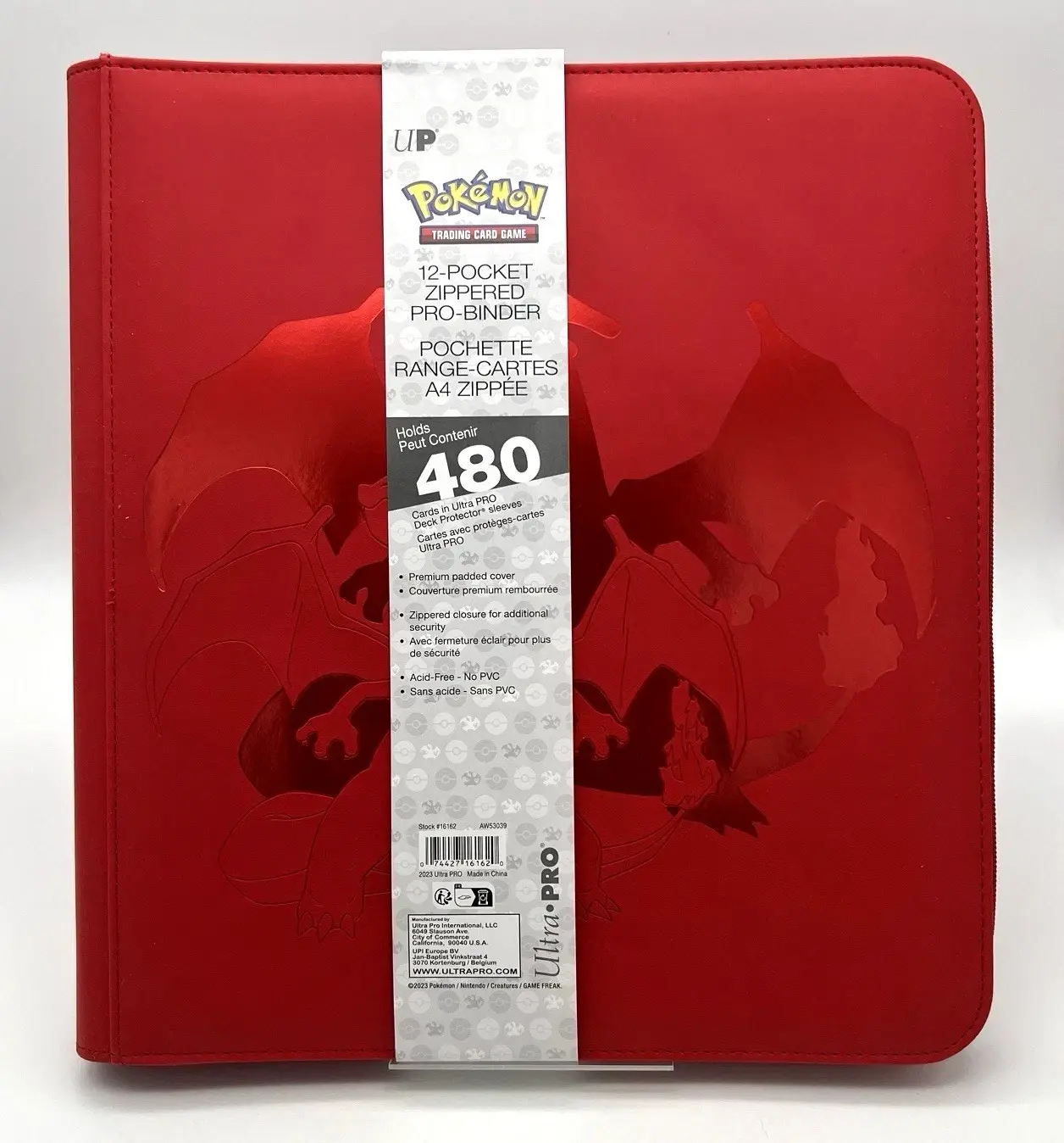 pokemon card binder charizard ULTRA PRO Pokemon 9 pocket CHARIZARD 'PRO' album Binder-Holds 180-360 cards