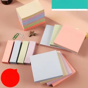 1 set Sticky Notes for Desk, 6 Pack Morandi Memo Pads – Pastel Color Coded Notes for Students Office, VS Messy Bright Colors, Back to School Supplies