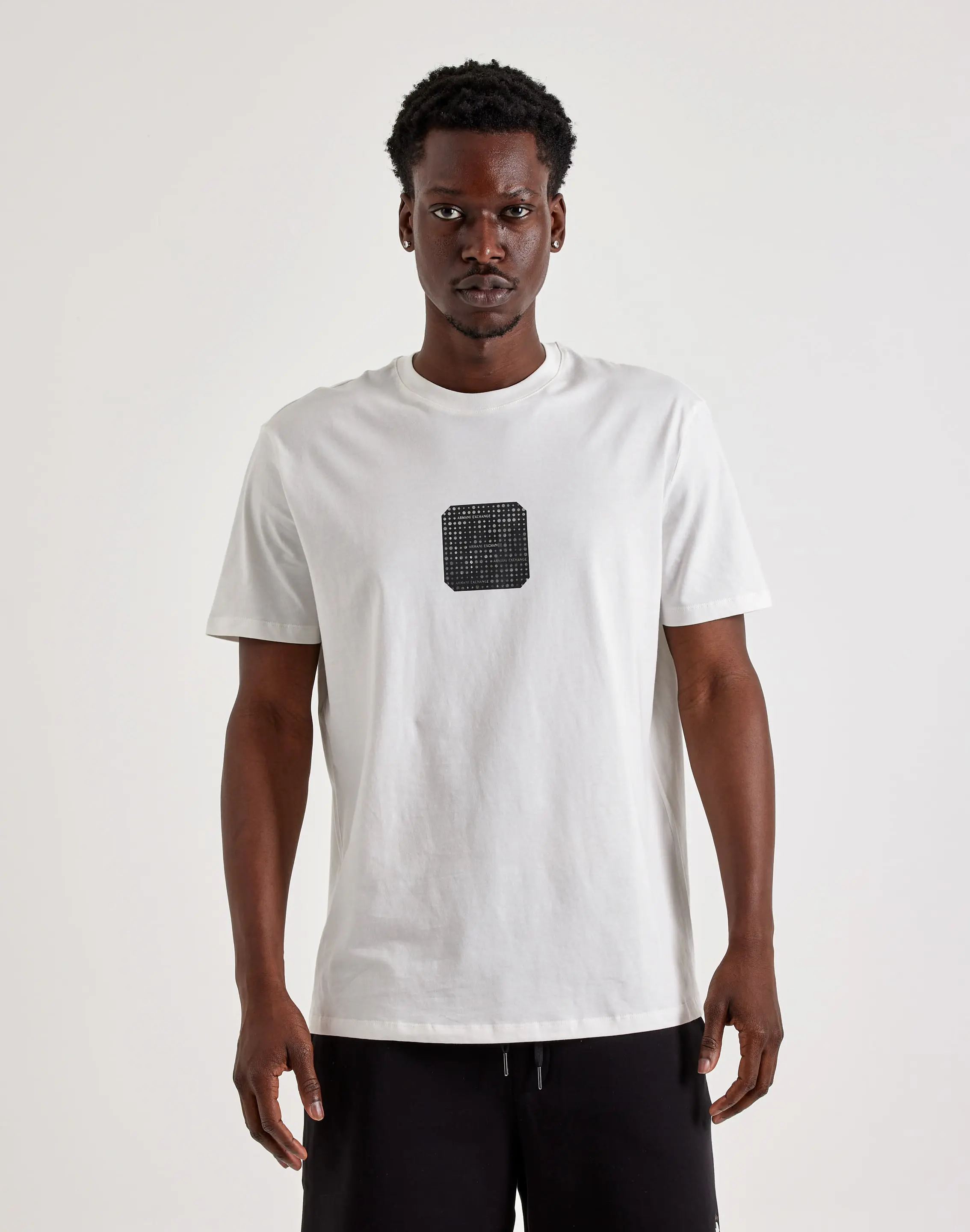 Mens Armani Exchange Box Logo Tee
