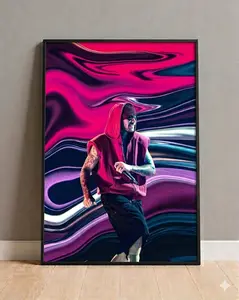 [Unframed] JT Coachella Weekend 1-2 Poster HD canvas print of JT, wall art, room decoration in an aesthetic style for music lovers, music show fans, birthday gifts.