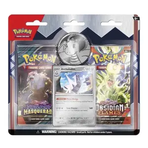 Pokemon 2 Pack Blister - Twilight Masquerade & Obsidian Flames (With Promo Card and Coin)