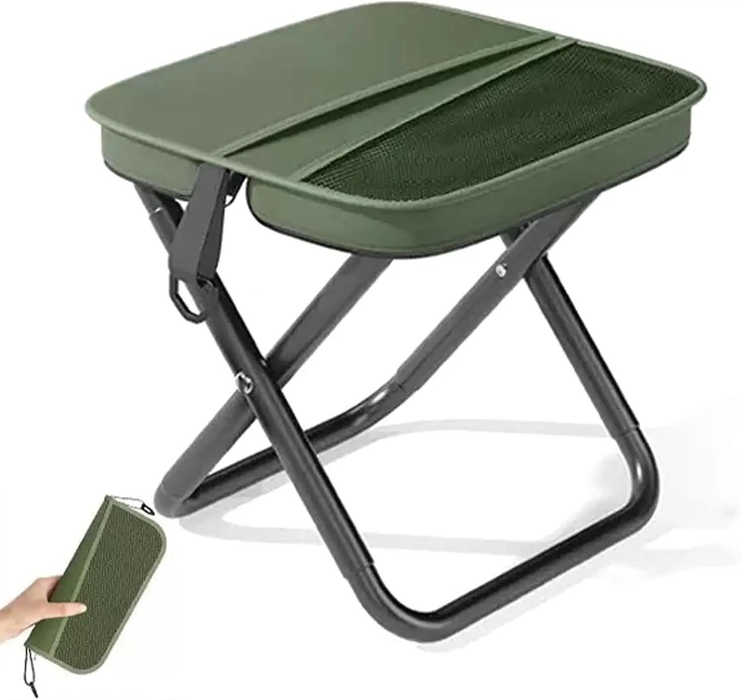 LEVISVIA Camping Chairs, 1.2 lbs ultra light, Max Load Capacity 250lbs, Portable outdoor folding chair with pocket, For Queuing, Fishing, Hiking Tours, Outdoor Activities Camping Accessories, Camping supplies, best New Year's Day gift