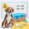 PetsWorld Economy Value Puppy Training Pads (2 sizes available) Extra Large Dog Pee Pads, Bulk Value Potty Pads with Quilted Gel-Lock Core and Odor Control for Puppy Potty Training, Senior Dogs & Incontinence