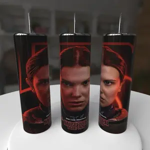 Stranger things character tumblers