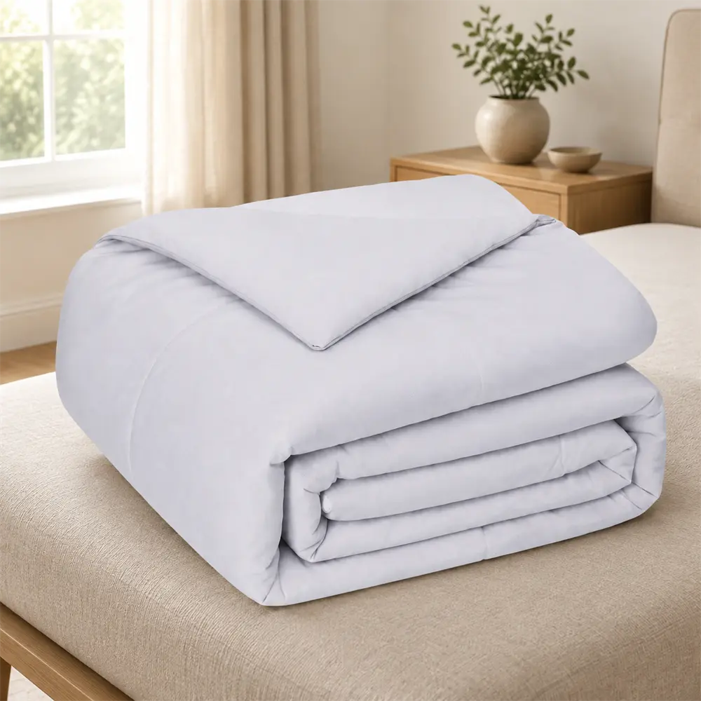 Cooling Comforter Duvet (King Size) for People Who Sweat Easily, 90.5 x 90.5in Reversible , breathable, and soft. This all-season bedding helps alleviate nighttime sweating and keeps you cool. comfortable summer mellow
