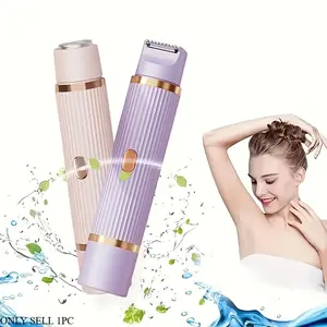 Portable Full Body Hair Remover, USB Rechargeable Razor, 3D Floating Design for Smooth Shaving, 5D Rotating Depilator for Bikini, Armpit, Leg, Face