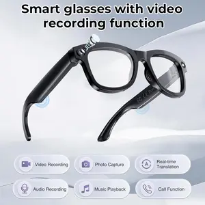 Multifunctional Bluetooth Smart Glasses - AI Camera & Voice Assistant | Must-Have Tech Gear Smart AI Camera Glasses with Real-Time TranslationBluetooth Camera Sunglasses - Voice Control & HD VideoBluetooth Camera Sunglasses - Voice Control & HD Video