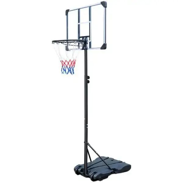 Basketball Hoop Portable Basketball Goal for Indoor Outdoor Basketball Stand 5.4-7 ft Adjustable 32 in Backboard with Wheels