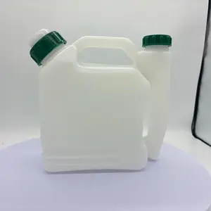 Gas Pertrol Fuel Oil Mix Bottle 1.0L for Trimmers 2 Stroke 20:1 25:1 40:1 50:1 Mixing Ratio Utensils Organiser Canister Tin