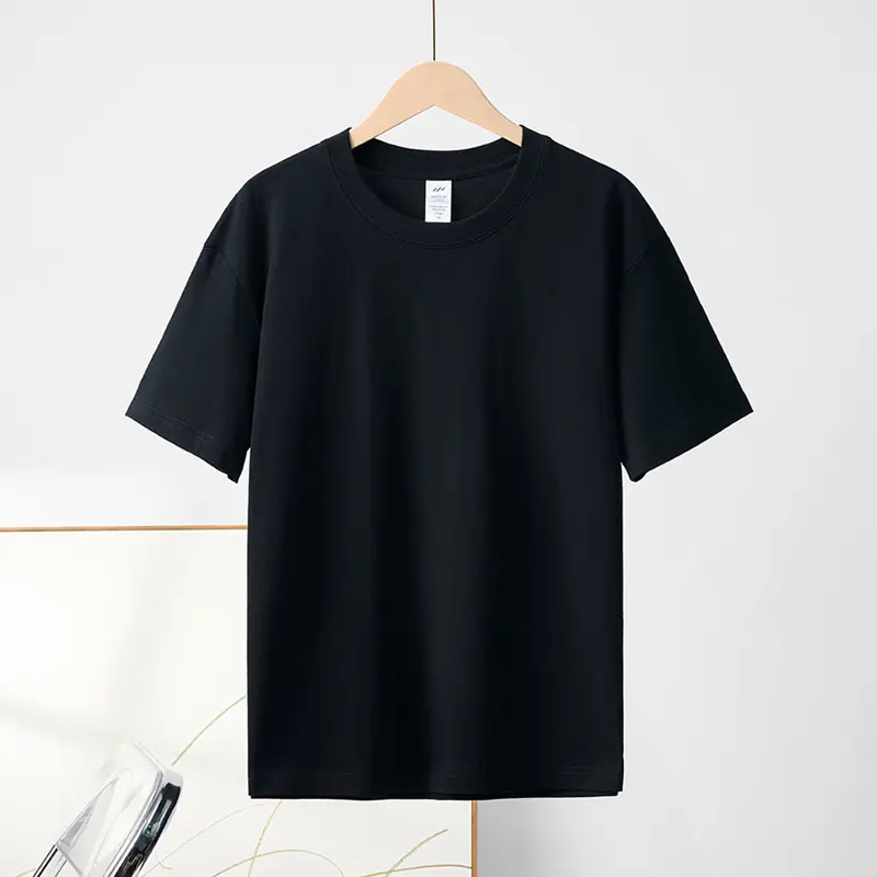 Unisex Cotton Solid Short-Sleeve Round Neck Loose-Fit Fade-Free Athletic Training Top, Activewear for Yoga, Athleisure Casual Streetwear Everyday Wear, Fade-Proof Print, Training Tops, Loose Fit Moves Easy Through Workouts, Yoga Wear