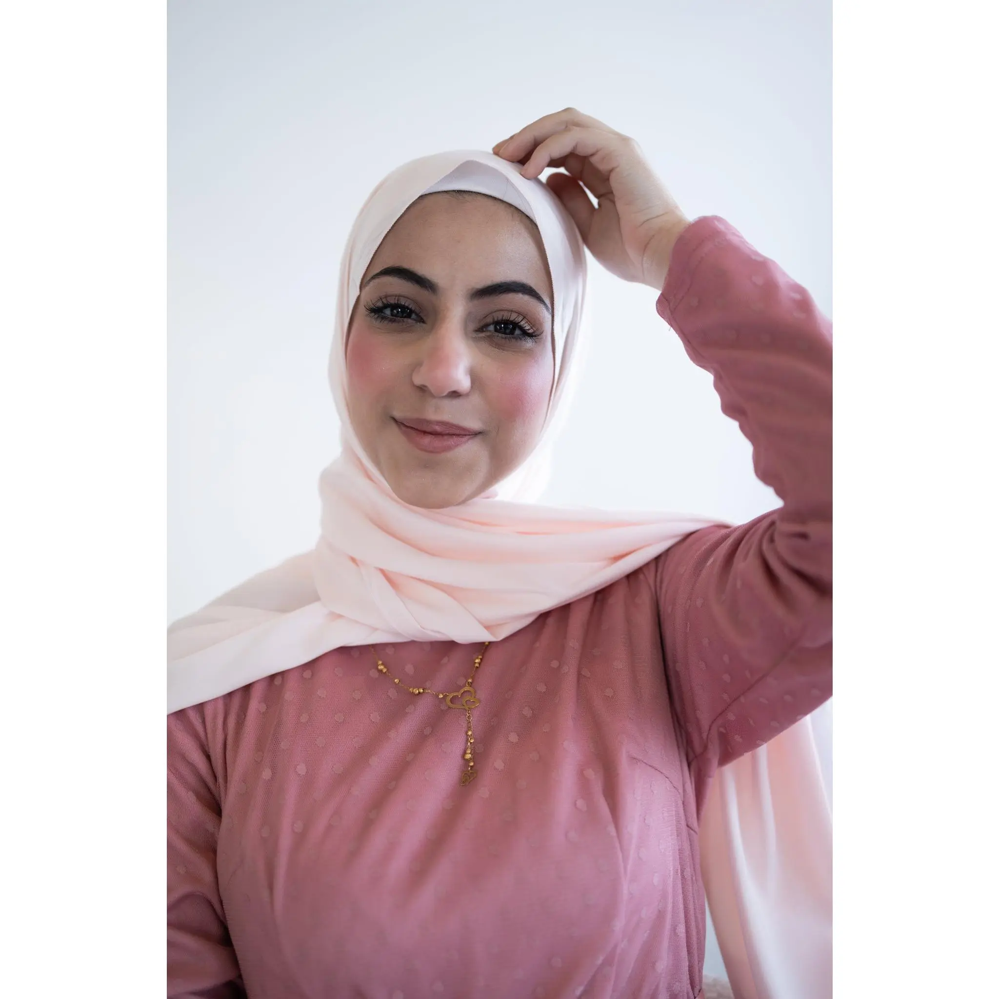 Satin Hijab - Millennial Pink