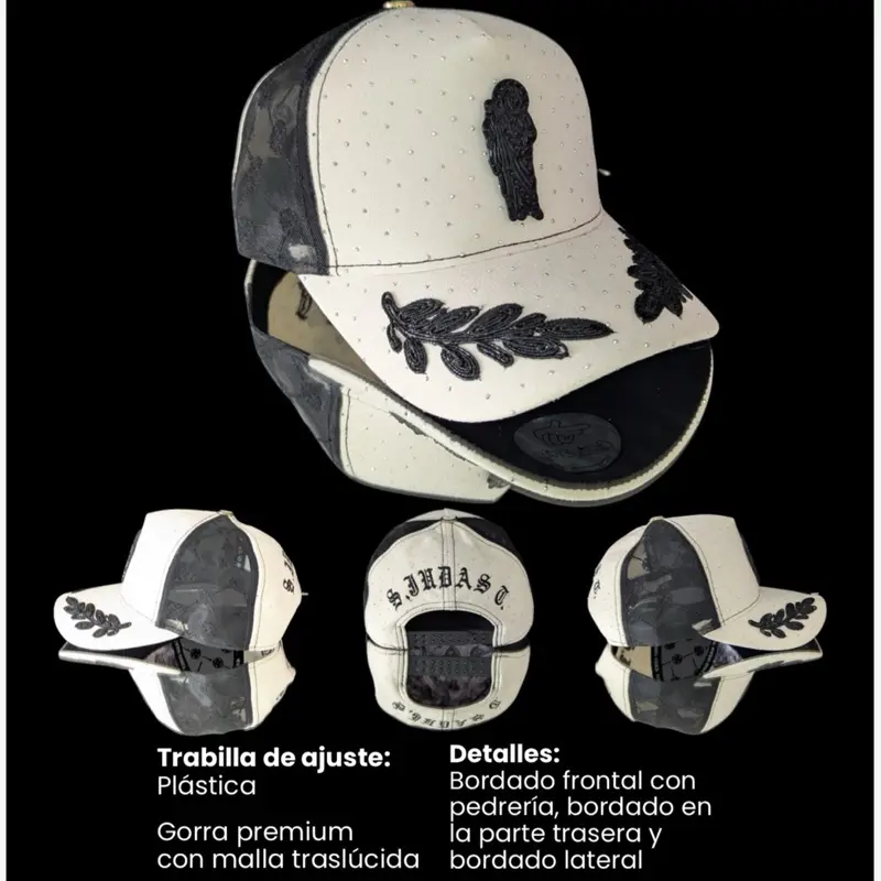 San Judas Tadeo gorra de cordoncillo premium