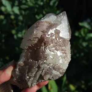 5in 1lb XL ET Hematoid Quartz Crystal Cathedral Point Record Keepers, Zimbabwe lg1