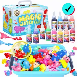 Magic Water Fairy Toy Set, DIY Gel Mold Kit, Crafting Kit, Perfect for Easter Crafts, Birthday Gifts, Christmas Presents, Includes Box, Ages 3+, DIY Material