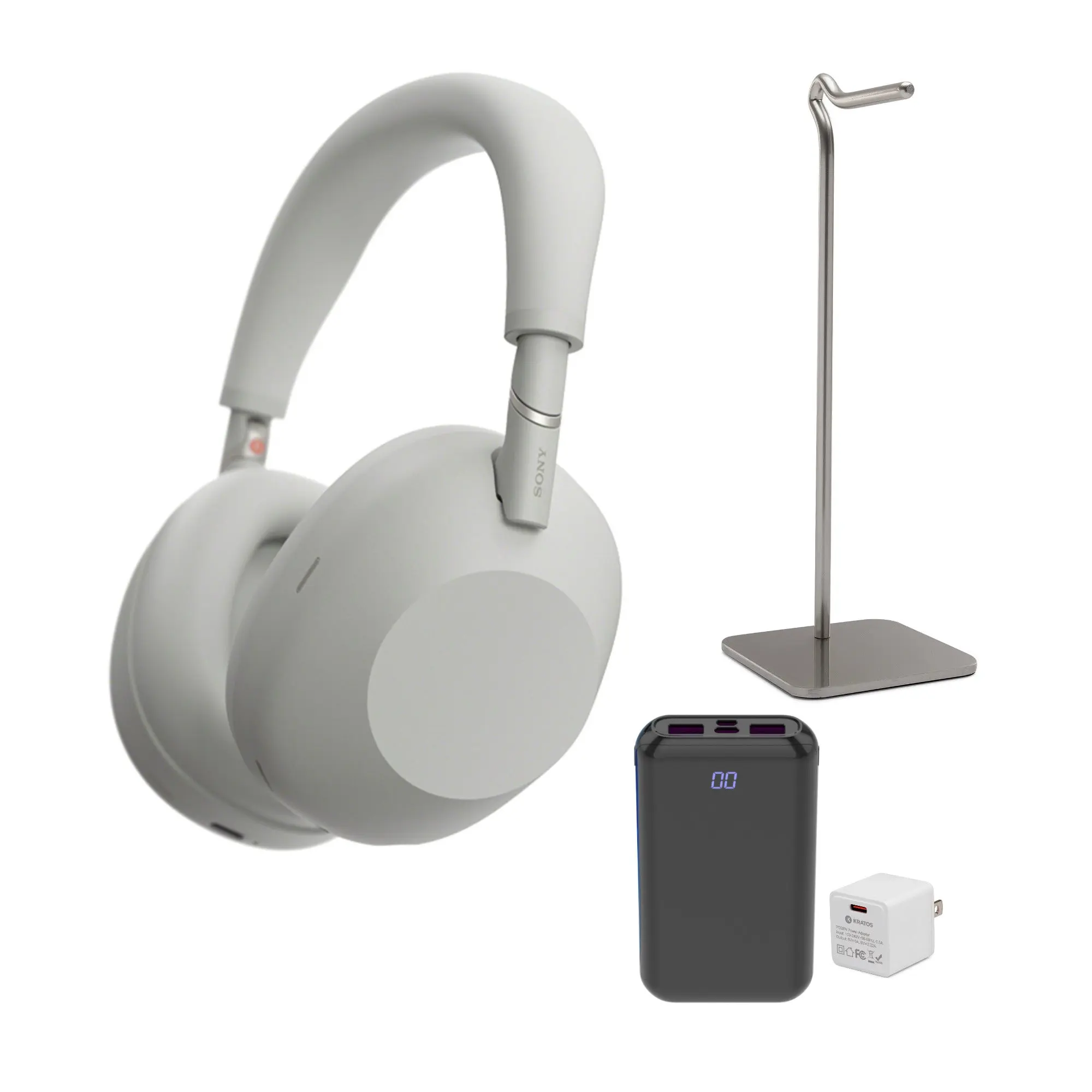 WH-1000XM6 Wireless Noise-Canceling Headphones (Silver) with Accessories for Sony