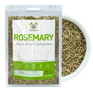 Aromatic Loose Whole Rosemary Dried Leaves 4oz (114g) | Hoja De Romero Aromatica Te Herbal | Makes 60+ Cups |Use as Tea or as Spice | Wildcrafted  All Natural, non-GMO, Gluten-free.