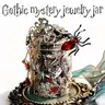 Miomi Gothic Design Witchy Jewelry Unisex Alloy Set - Rings, Necklaces, Earrings with Spider Detail, Glass Jar Packaging, Mix & Match for Costume Parties, Daily Wear, Unique Birthday Accessory