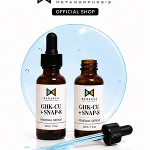 2 Bottles Monarch Metamorphosis Renewal Luxury Skincare Serum - Lightweight, Nourishing, Wrinkle Repair, Moisturizing, Hyaluronic Acid, Peptide-Infused Daily Facial Essence for Glowing Skin Hydrate Moisture Moisturizer Hydrating