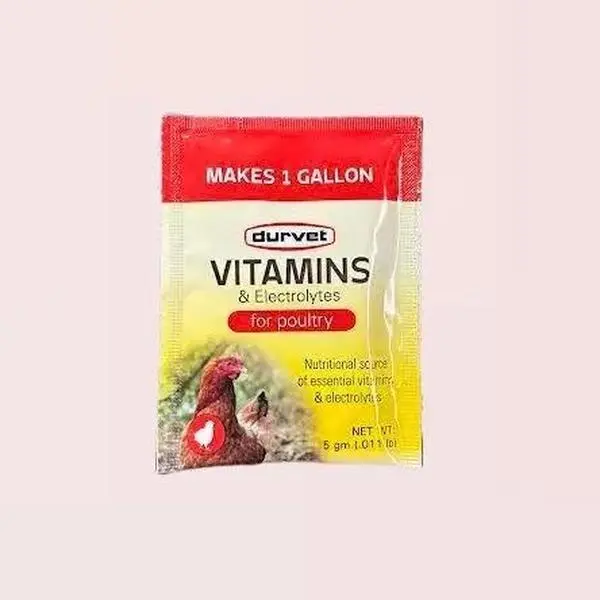 Durvet Vitamins & Electrolytes for poultry 5gm