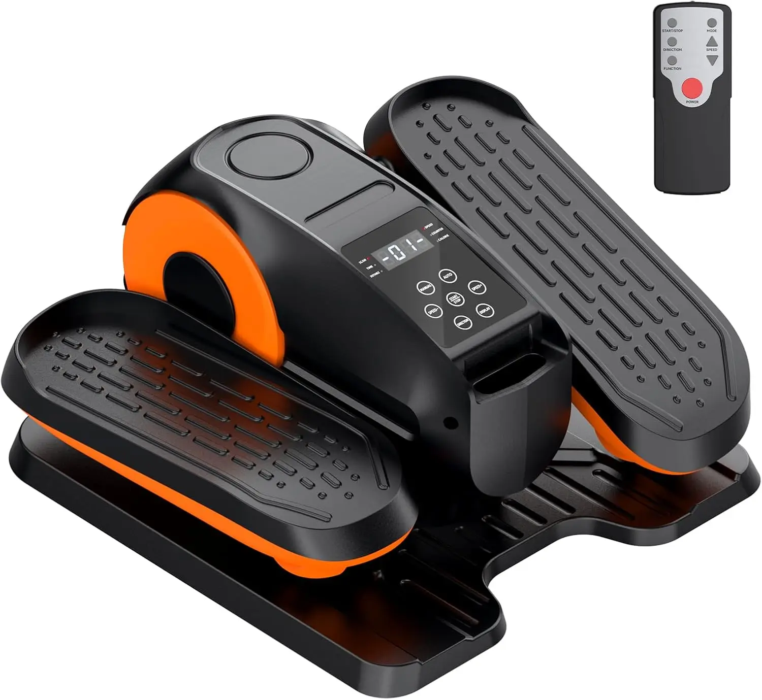 Under Desk Electric Elliptical Machine - 12 Speeds Portable Seated Pedal Exerciser with Remote Control, 3 Smart Workout Programs, Whisper-Quiet for Home Gym Setup, Encourages Movement with Motivating Display vibration plates walking pad