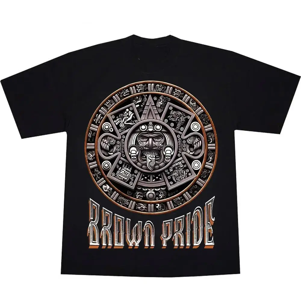 Men's Chicano Graphic T-Shirt, 100% Cotton Loose Fit Top, Short Sleeve Lowrider Style Streetwear Apparel, Aesthetic Tshirt, Bold Graphic Tee, Casual Loose Tee, Graphic T Shirts