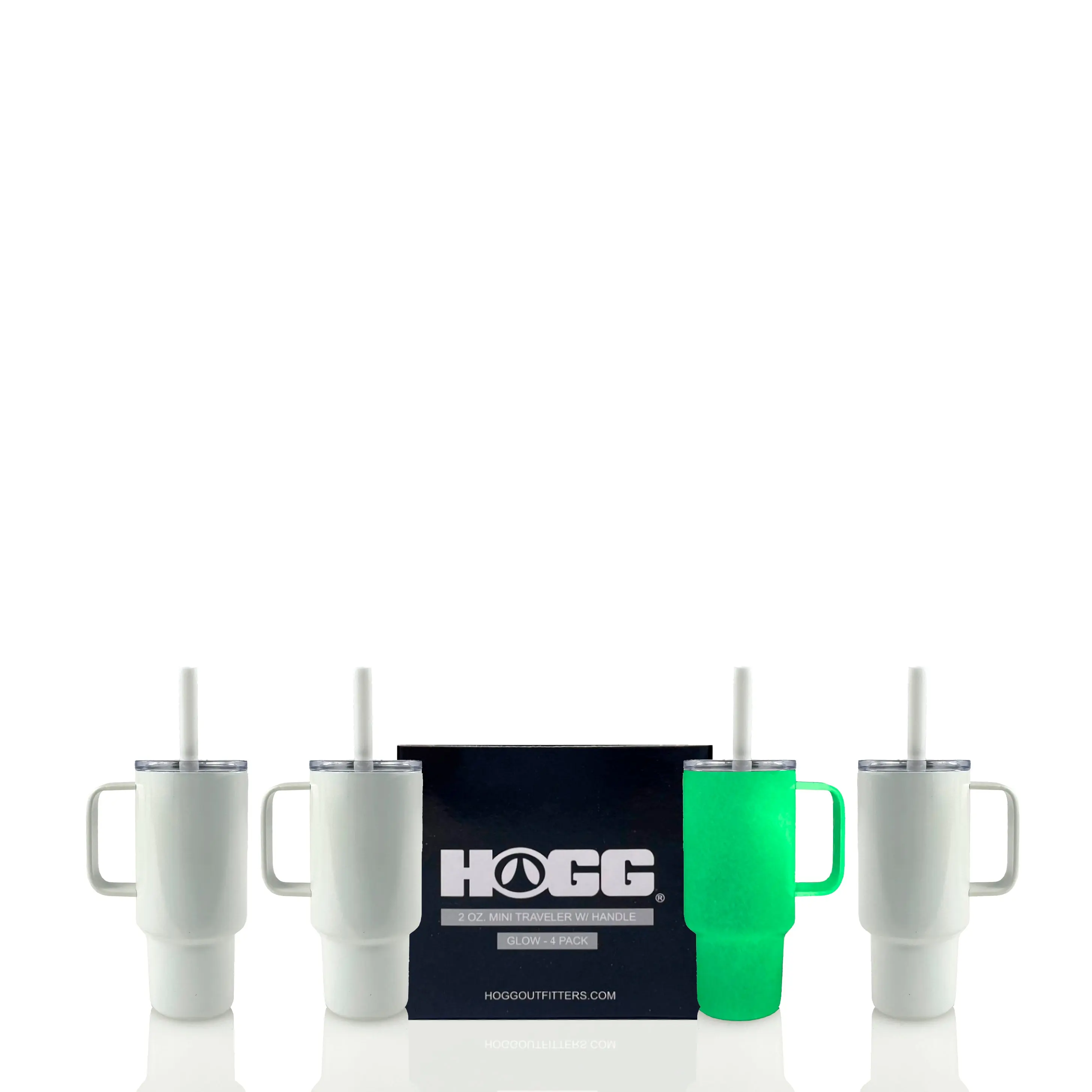 2oz Sublimatable Mini Traveler Tumbler Set - 4 Pack