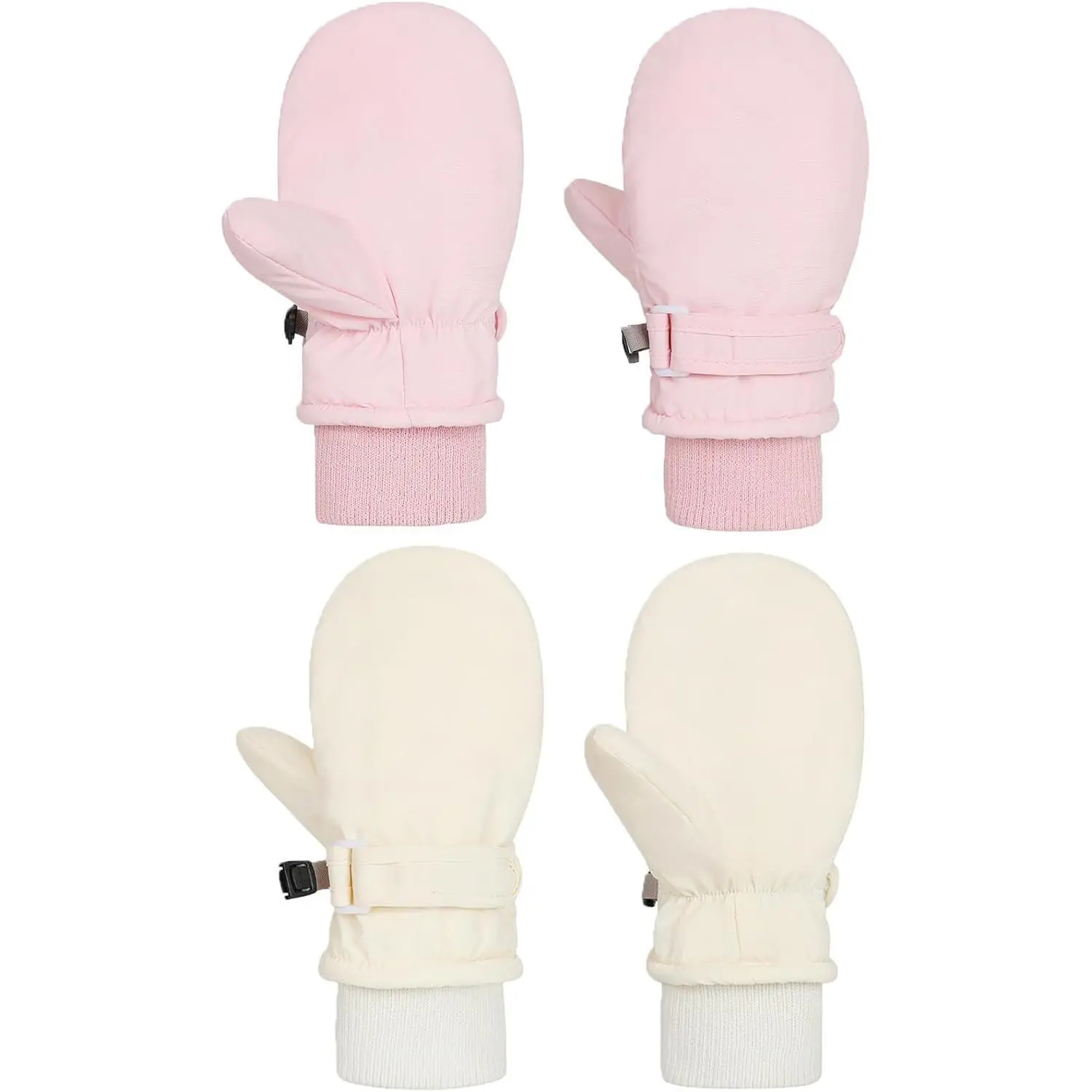P-AS012    Toddler Waterproof Outdoor Infant Mittens Baby Winter Gloves Dino Cuffed Warm Fleeced Kids Ski Gloves For Teens