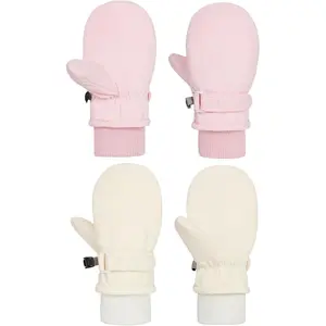 P-AS012    Toddler Waterproof Outdoor Infant Mittens Baby Winter Gloves Dino Cuffed Warm Fleeced Kids Ski Gloves For Teens