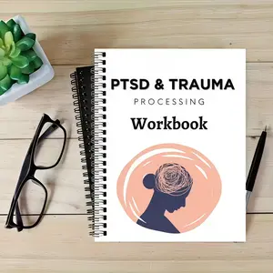 Trauma Healing Guide Workbook, Ultimate Ptsd Treatment Organizer, Safety Plan Tips, Adult Trauma Worksheets, Therapy Tools for Adults