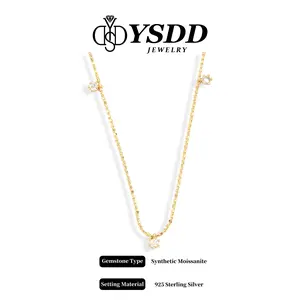 【11.21】vvs Synthetic Moissanite Necklace in 925 Sterling Silver