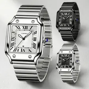 Elegant Multi Function Watch Suitable For Women And Men Featuring Calendar 33mm Dial Stainless Steel Band And Analog Water Resistant Design