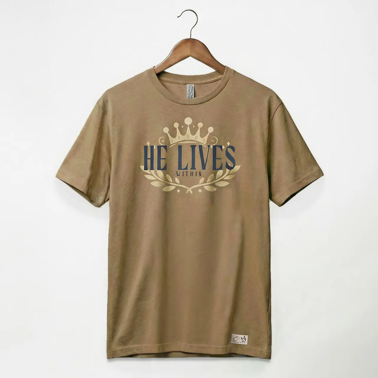 He Lives Tee (Khaki) He Lives Tee (Khaki)