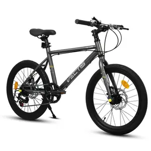 20” Boys & Girls Kids Bicycle – 7-Speed Steel Frame, Dual Disc Brakes, Smooth Road Tires, Ideal for Ages 6–12, City/School Commuter Bike, 4 Color Options