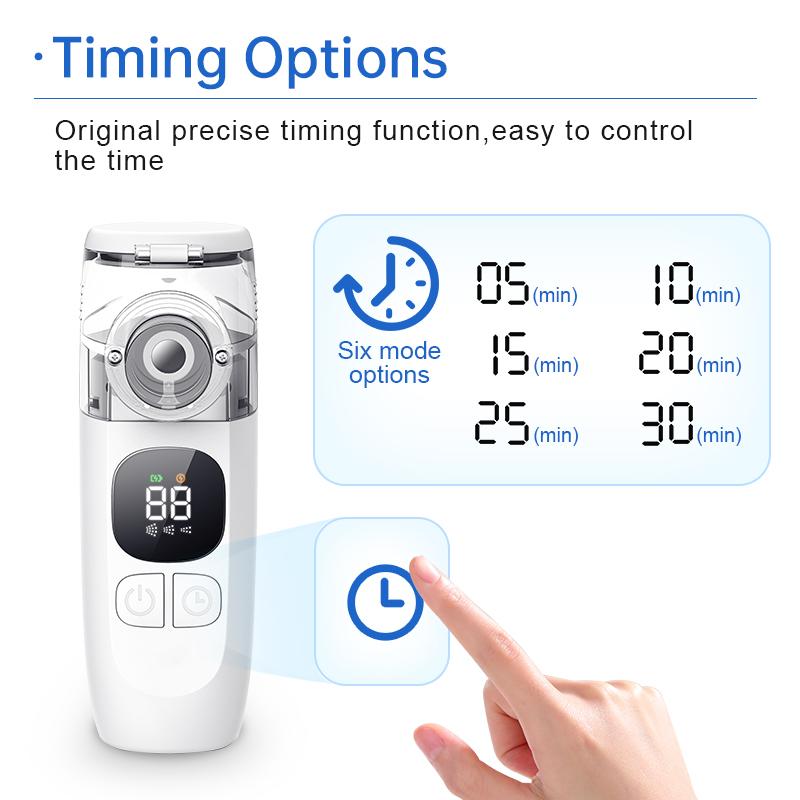 Portable Nebulizer - Adult And Children Nebulizer - Rechargeable Handheld Mesh Nebulizer Machine, for Travel And Home Use, Quickly Relieve Breathing Problems, Ultra-quiet