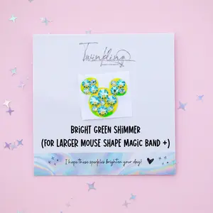 LARGER Crystal Decal (for Tink Green, Animal Print and Orange Ombre bands ONLY) - Select Color