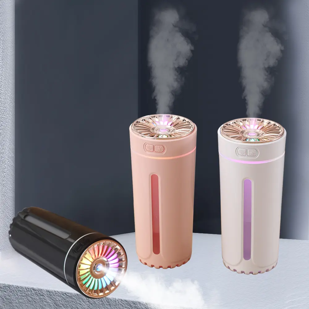 High-Quality Rechargeable Car Aroma Diffuser - 7x17cm Wireless Compact Durable Auto-Spray Humidifier, Large-Capacity Air Purifier with Charging Function for Car Dashboards, Long-Distance Driving