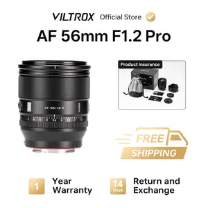 Viltrox Auto Focus Prime Camera Lens, 56mm F1.2 Pro XF, High Definition Macro Lens
