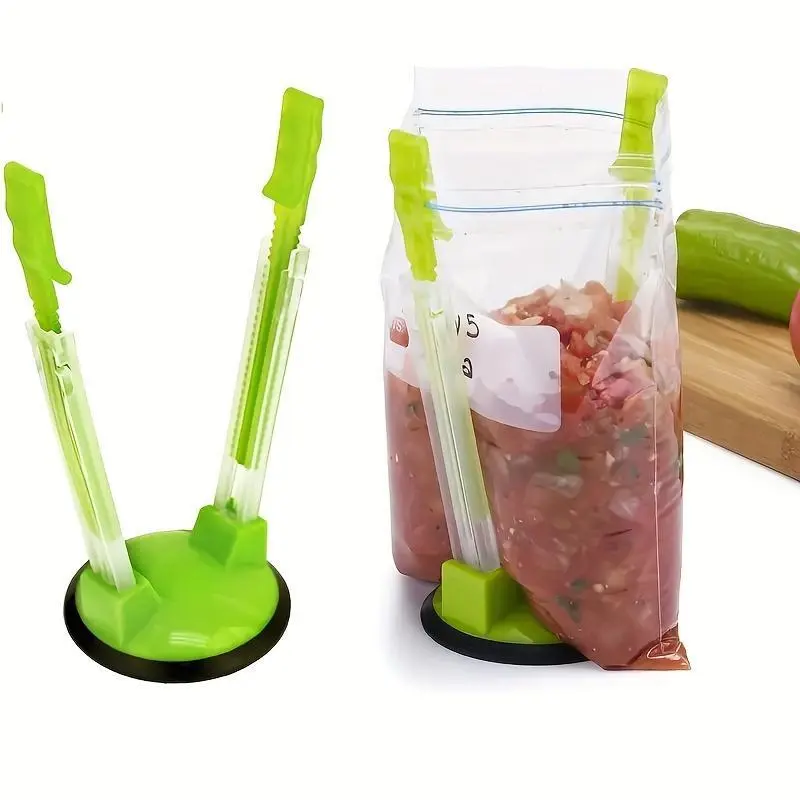 The Ultimate Kitchen Gadget: Plastic Bag Holder, Sandwich Holder, Food Storage Bag Clip, and More! Home Kitchen Accessory