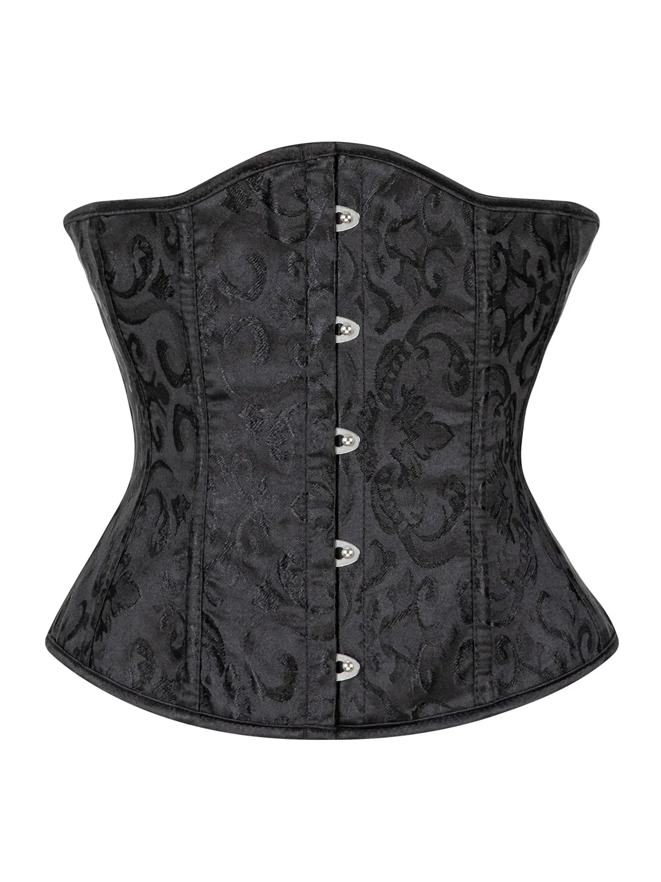 Women's Belly Control Abdominal Binder Waist Cincher Belt, Vintage Embroidered Ditsy Floral Pattern, Adjustable Corset Body Shaper Shapewear, Fishbone Court Style