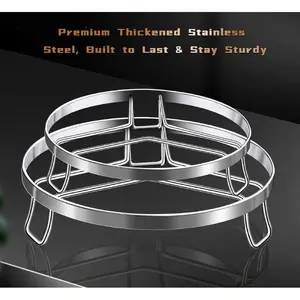 Household water-proof stand, stainless steel steaming rack, griddle, wok, pressure cooker, universal steamer, steamer rack