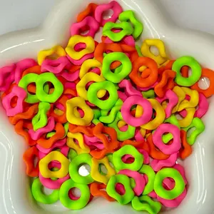 Wavy Spacer Beads for Crafting - Colorful Assorted Design for Creative Projects